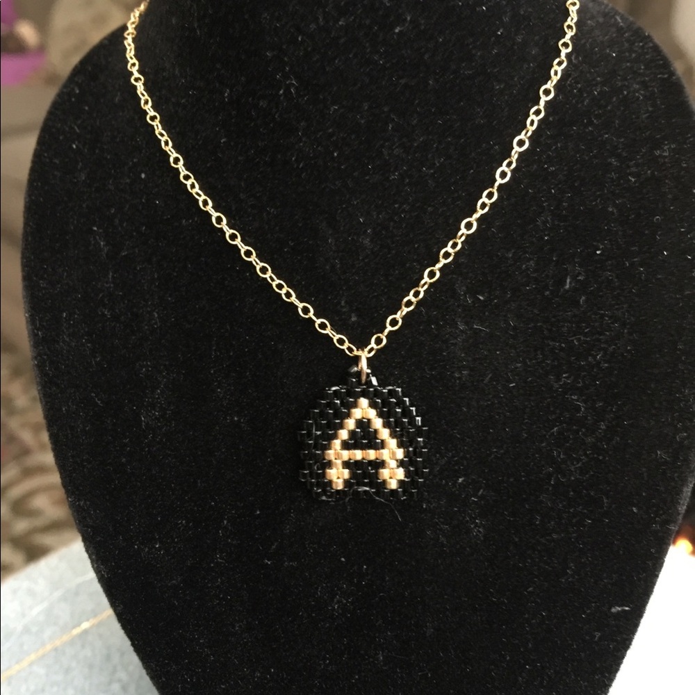 Beaded Initial Pendants. - image 1
